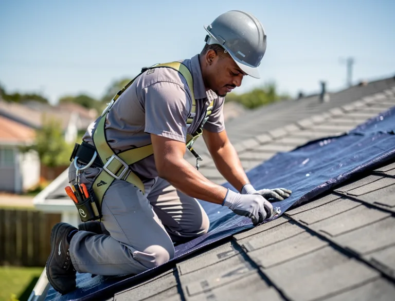 Roof Tarping Arlington Heights